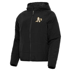 Athletics Antigua Women's Universe Full-Zip Hoodie Jacket Black