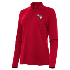 Cleveland Guardians Antigua Women's Reprocess Quarter-Zip Top - Red