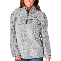 New York Jets G-III 4Her by Carl Banks Women's Sherpa Full-Zip Jacket - Gray on sale