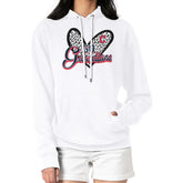 Cleveland Guardians G-III 4Her by Carl Banks Women's Leopard Heart Pullover Hoodie White