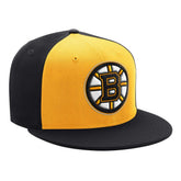 Boston Bruins Starter Primary Logo Two-Tone Adjustable Hat - Black/Gold Hats
