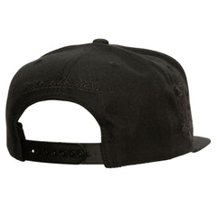 New York Rangers Mitchell & Ness Soul Strike Pearl Tonal Snapback Hat - Black Hats