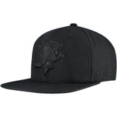 Pittsburgh Penguins Mitchell & Ness Soul Strike Pearl Tonal Snapback Hat - Black Hats