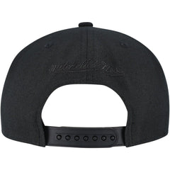 Pittsburgh Penguins Mitchell & Ness Soul Strike Pearl Tonal Snapback Hat - Black Hats