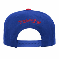 Sacramento Kings Youth Team Logo Two-Tone Flatbrim Snapback Hat - Blue/Red for sale