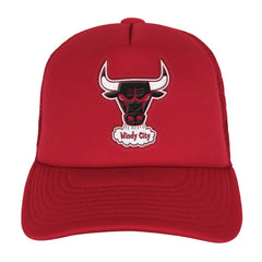Chicago Bulls Youth Core Evergreen Trucker Adjustable Hat - Red discount