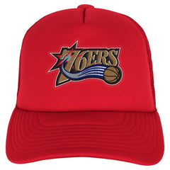 Philadelphia 76ers Youth Core Evergreen Trucker Adjustable Hat - Red cheap