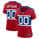 New York Giants Women's Alternate Game Custom Jersey - Century Red on sale