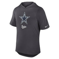 Dallas Cowboys Tri-Blend Performance Hoodie T-Shirt - Anthracite for sale
