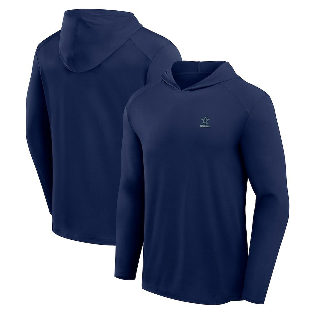 Dallas Cowboys Front Office Power Mono Long Sleeve Hoodie T-Shirt - Navy for sale