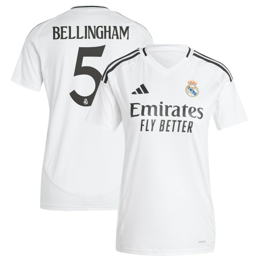 Jude Bellingham Real Madrid Women's 2024/25 Home Replica Player Jersey - White outlet