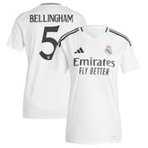 Jude Bellingham Real Madrid Women's 2024/25 Home Replica Player Jersey - White outlet