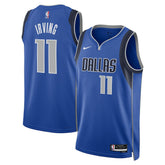 Kyrie Irving Dallas Mavericks Unisex Badge Swingman Replica Jersey sale - Icon Editi- Blue sale