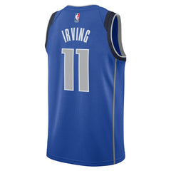 Kyrie Irving Dallas Mavericks Unisex Badge Swingman Replica Jersey sale - Icon Editi- Blue sale