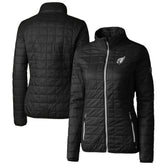 Arizona Cardinals Cutter & Buck Women's Rainier PrimaLoft Eco Insulated Full-Zip Puffer Jacket - Black online