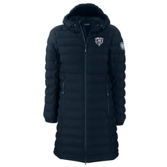 Chicago Bears Cutter & Buck Women's Mission Ridge Repreve Eco Insulated Full-Zip Hoodie Long Puffer Jacket - Navy for sale
