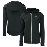 Philadelphia Eagles Cutter & Buck Women's Daybreak Eco Recycled Full-Zip Hoodie - Black discount