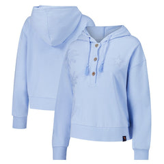 Dallas Cowboys Margaritaville Women's Island Dream Solid Pullover Hoodie - Light Blue online