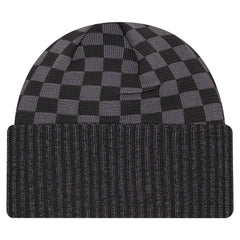 New York Jets New Era Checkered Cuffed Knit Hat - Black cheap