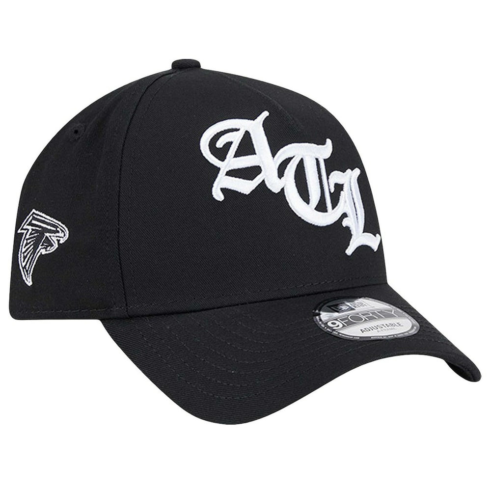 Atlanta Falcons New Era Mystic 9FORTY A-Frame Adjustable Hat - Black sale