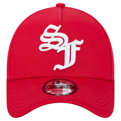 San Francisco 49ers New Era Mystic 9FORTY A-Frame Adjustable Hat - Scarlet cheap
