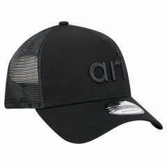 Arizona Cardinals New Era Domain 9FORTY A-Frame Trucker Adjustable Hat - Black for sale