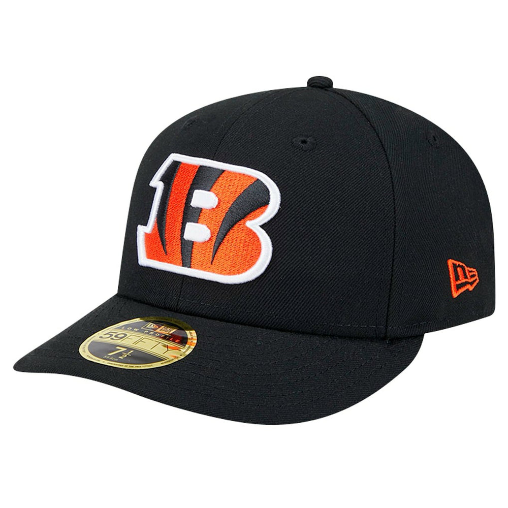 Cincinnati Bengals New Era Omaha Low Profile 59FIFTY Fitted Hat - Black discount