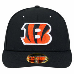 Cincinnati Bengals New Era Omaha Low Profile 59FIFTY Fitted Hat - Black discount