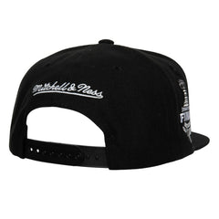 Boston Bruins Mitchell & Ness Core Top Spot Snapback Hat - Black Hats