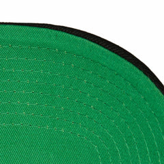Boston Bruins Mitchell & Ness Soul Strike Neon Logo Pro Crown Adjustable Hat - Black Hats