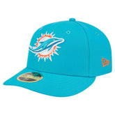 Miami Dolphins New Era Omaha Low Profile 59FIFTY Fitted Hat - Aqua cheap
