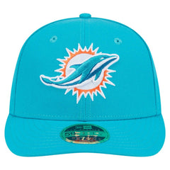 Miami Dolphins New Era Omaha Low Profile 59FIFTY Fitted Hat - Aqua cheap