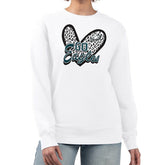 Philadelphia Eagles G-III 4Her by Carl Banks Women's Leopard Heart Pullover Sweatshirt - White online