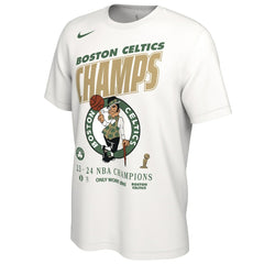 Boston Celtics 2024 NBA Finals Champions Celebration Roster T-Shirt - White online