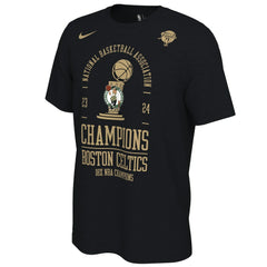 Boston Celtics 18-Time NBA Finals Champions Big & Tall Locker Room T-Shirt - Black for sale
