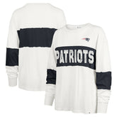 New England Patriots '47 Women's Clubhouse Pride Taylor Long Sleeve T-Shirt - Cream online