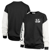 Cincinnati Bengals '47 Women's Double Header Rise Andie Pullover Sweatshirt - Black online