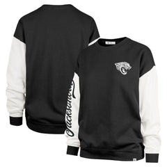 Jacksonville Jaguars '47 Women's Double Header Rise Andie Pullover Sweatshirt - Black cheap