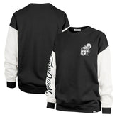 New Orleans Saints '47 Women's Double Header Rise Andie Pullover Sweatshirt - Black for sale