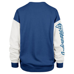 Indianapolis Colts '47 Women's Double Header Rise Andie Pullover Sweatshirt - Royal sale