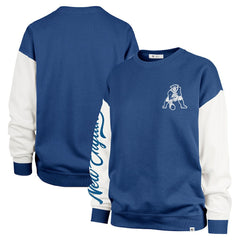 New England Patriots '47 Women's Double Header Rise Andie Pullover Sweatshirt - Navy cheap