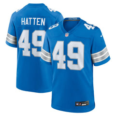 Hogan Hatten Detroit Lions Game Jersey - Blue discount