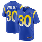 Josh Wallace Los Angeles Rams Game Jersey - Royal cheap