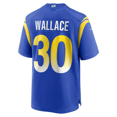 Josh Wallace Los Angeles Rams Game Jersey - Royal cheap