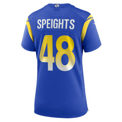 Omar Speights Los Angeles Rams Women's Game Jersey - Royal sale