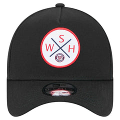 Washington Nationals 9FORTY A-Frame Adjustable Hat Black
