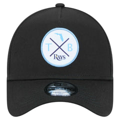 Tampa Bay Rays 9FORTY A-Frame Adjustable Hat Black
