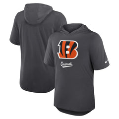 Cincinnati Bengals Tri-Blend Performance Hoodie T-Shirt - Anthracite sale