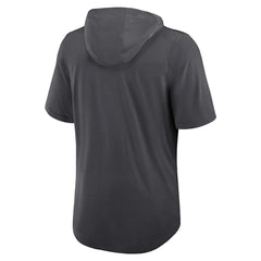 Cleveland Browns Tri-Blend Performance Hoodie T-Shirt - Anthracite for sale