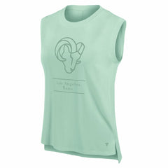 Los Angeles Rams Women's Studio Embrace Tank Top - Mint cheap